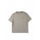 Nike Dri-FIT Γυναικείο Αθλητικό T-Shirt Μπεζ–Γκρι